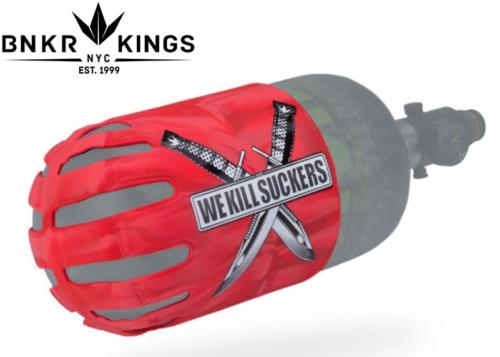 Bunker Kings Knuckle Butt tank cover - WKS Knife Red