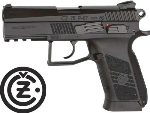 Réplique Airsoft ASG CZ 75 P07 Duty GBB Co2