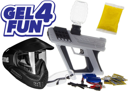 Package Gel Blaster Gel4Fun black white + 15000 billes offertes
