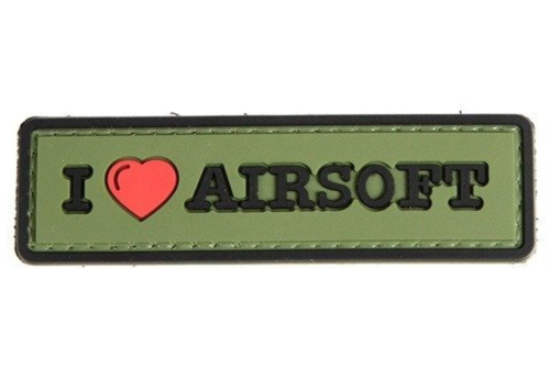 Patch I love Airsoft