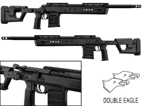 Réplique Airsoft Sniper Double Eagle M66 crosse repliable 1,8J