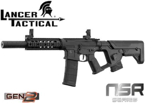 Réplique Airsoft Lancer Tactical LT-15 NSR GEN2 Alpha Stock 1j black