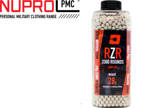 Billes Airsoft RZR Rain 0.28g / 3300