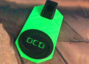 Présentoir à lanceur OCD basic - lime black