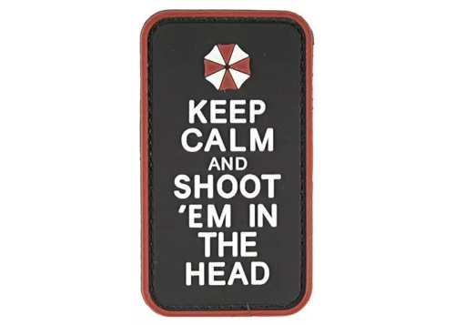 Patch Keep Calm And Shoot the head