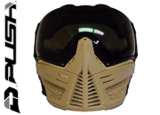 Masque Paintball Push Unite - Tan / Black Std Smoke