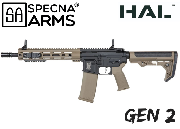 Réplique Airsoft Specna Arms SA-F05 Gen 2 RL HAL Flex ETU Black/Tan