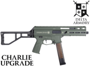 Réplique Airsoft Delta Armory Stribog SP10A3 Charlie Upgrade Olive + Crosse