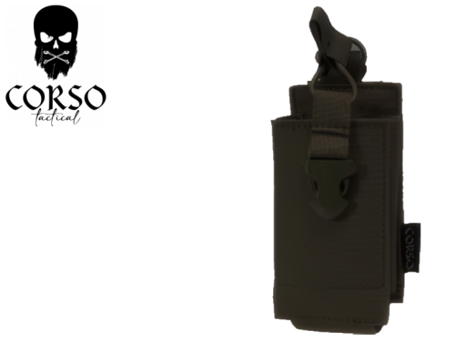 Pouch Molle Corso Elite Black pour Radio