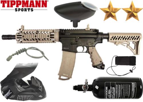 Pack Tippmann TMC black tan air comprimé