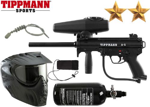 Pack Tippmann A5 Response Trigger air comprimé 