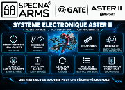 Réplique airsoft Specna Arms SA-PJ13 PRIME BLDC ASTER II ETU Half Tan