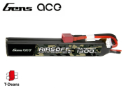 Batterie LIPO Gens 2 stick 2S 7.4V 1300mAh 25C