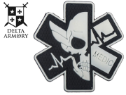  Patch -  Delta Armory Medic Skull Glow in the dark