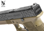 Réplique Airsoft Delta Armory pistol P03 GBB Olive
