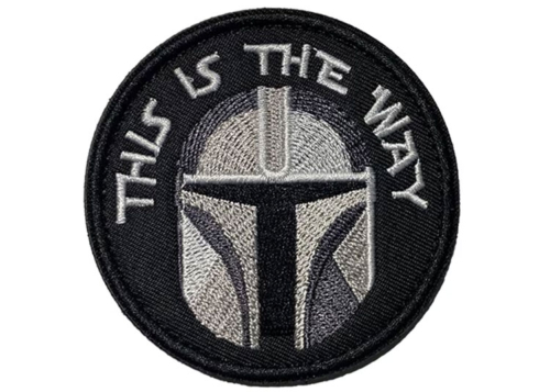 Patch This is the way black grey