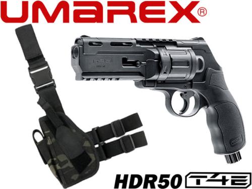 Umarex Walther HDR T4E .50 cal - 7.5 joules + holster de cuisse MC black