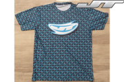 Tee-shirt JT Allover Cyan taille L
