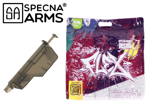 Billes Airsoft Specna Arms Flex Precision 0.25g Bio / 5 Kg + Speed loader