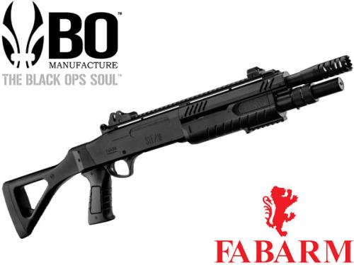 Réplique Airsoft Fusil à pompe BO Fabarm STF12-11 short black