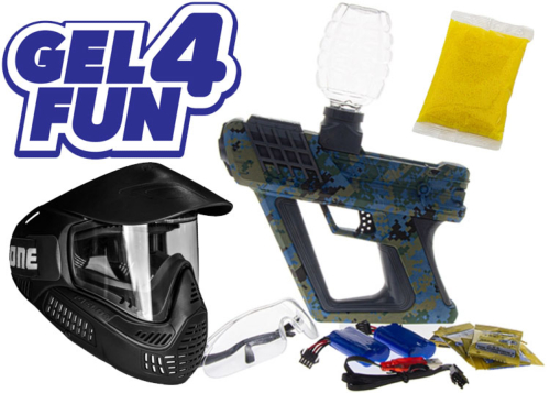 Package Gel Blaster Gel4Fun navy camo + 15000 billes offertes