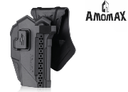 Holster rigide Amomax Glock avec Optique Black 