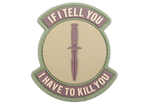Patch If I Tell You I Have To Kill You - coyote