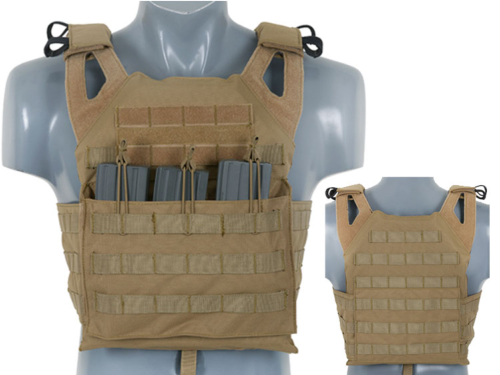 Jump Plate Carrier Cummerbund tan