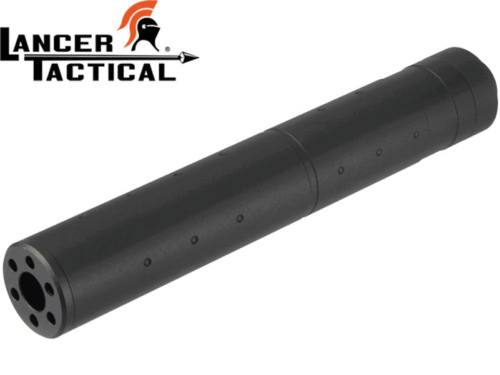 Silencieux aluminium 195mm Dot Mock noir LancerTactical