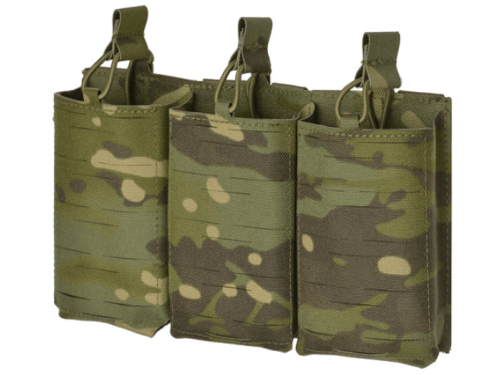  Modular Laser Cut Open Top Triple Mag Pouch For 5.56 - Multicam 
