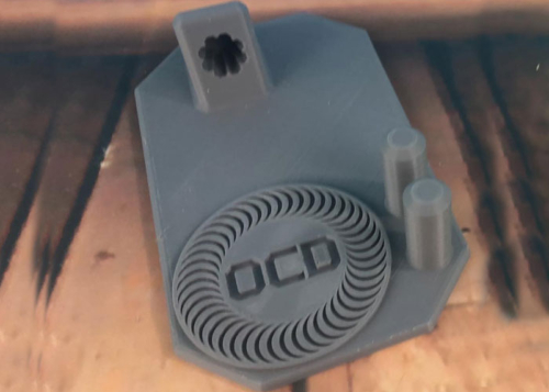 Présentoir à lanceur OCD compact 2 posts - silver grey