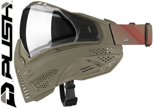 Masque Paintball Push Unite Base Model - tan