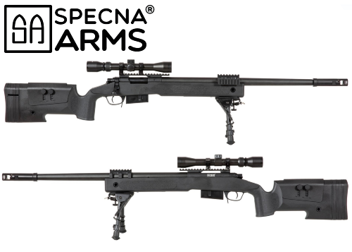 Réplique Airsoft Sniper Specna Arms SA-S03 Black