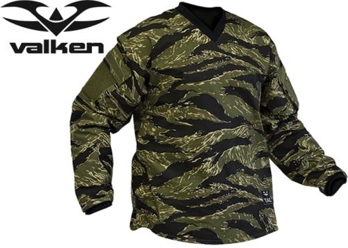 Maillot De Paintball Valken Agility V17 - Noir/Gris - Taille Jeunesse - Neuf Sous Blister