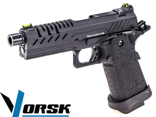 Réplique Airsoft Vorsk Hi Capa 4.3 black gaz GBB