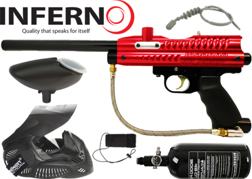 Pack Powerball Inferno Rec red air comprimé