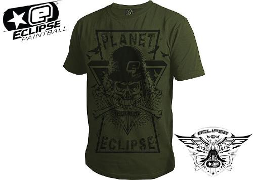 Tee-shirt Planet Eclipse Prism olive taille L