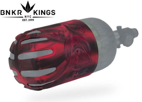 Bunker Kings Knuckle Butt tank cover - Conspiracy Red
