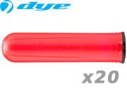 Lot de 20 pots Dye Alpha 140 red