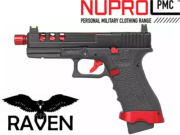 Réplique Airsoft VORSK EU17 Vented Red/Black GBB