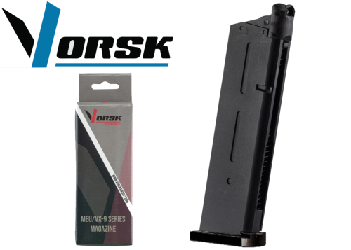 Chargeur Vorsk 1911 50 bbs MEU / VX-9 / VP-X Gaz Black