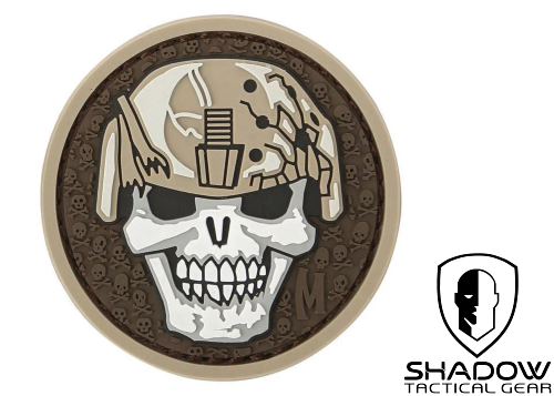 Patch -  Shadow Tactical Warrior Skull 