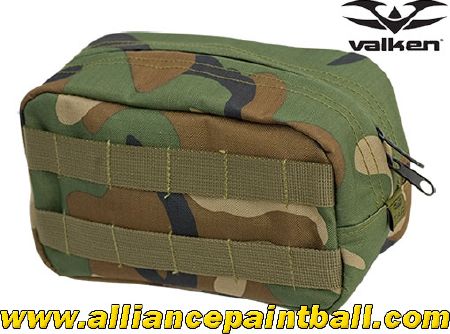Valken zipper pouch Woodland