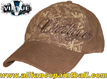 Casquette Virtue 3D Script brown taille L/XL