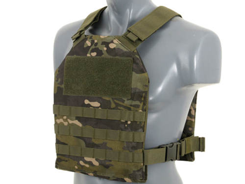 Single Plate Carrier avec inserts souples Multicam tropic