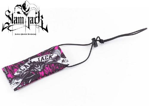 Slam Jack barrel cover Black Roses pink