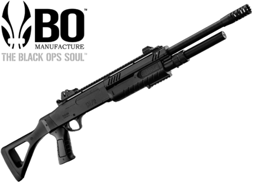 Réplique Airsoft Fusil à pompe BO Fabarm STF12-18 compact black