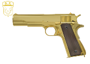 Réplique Airsoft Golden Eagle 1911 Gold GBB 