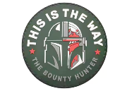  Patch - Mandalorian The Bounty Hunter Olive