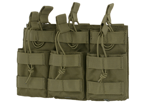 Triple staker M4/M16/AR-15 mag pouch olive